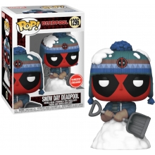 FUNKO 74575 POP MARVEL SNOW DAY DEADPOOL GAMESTOP