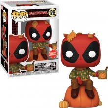 FUNKO 74578 POP MARVEL PUMPKIN SPICE DEADPOOL GAMESTOP