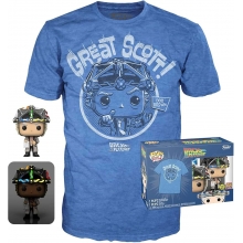 FUNKO 63588 MOVIES TEE BACK TO THE FUTURE DOC TALLA S