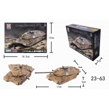 XUJA 23-63 BLOCKS MODEL 1:72 CHANLLENGER II TANK