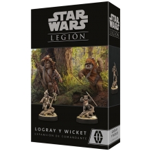 ATOMIC MASS GAMES SWL110ES STAR WARS LEGION LOGRAY & WICKET COMMANDER EXPANSION