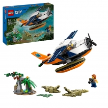 LEGO 60425 CITY EXPLORADORES DE LA JUNGLA HIDROAVION