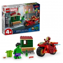 LEGO 76287 MARVEL IRON MAN CON MOTO Y HULK