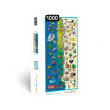 LAPUZZLERA C5CHLCHILUS15 PUZZLE CHILE ILUSTRADO 1000 PIEZAS