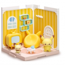 TOMICA 21321 POKEMON POKEPEACE HOUSE PIKACHU & PICHU IN THE LIVING ROOM