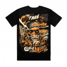 PAULFELMER POLERA NEGRA MONSTER MASH PAUL FELMER TALLA L