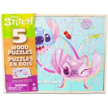 IMEX 6071870 PUZZLE DISNEY STITCH DE MADERA 5 EN 1