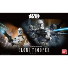 BANDAI 63847 MODEL KIT STAR WARS 1:12 CLONE TROOPER