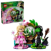 LEGO 75682 WICKED FIGURAS DE ELPHABA Y GLINDA