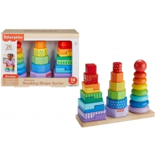 MATTEL HXT76 FISHER PRICE JUGUETE PARA BEBES TORRES DE ACTIVIDADES DE MADERA