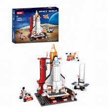 WOMA 11803-DS BUILDING BLOCKS 704PCS SPACE LAUNCH CENTER