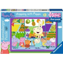 RAVENSBURGER 05112 PEPPA PIG MFP SHOPPING WITH PEPPA 16 PIEZAS PUZZLE