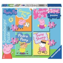 RAVENSBURGER 06960 PEPPA PIG 2/3/4/5 PIEZAS MY FIRST PUZZLE