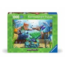 RAVENSBURGER 12000421 MINECRAFT MOSAIC 1000 PIEZAS PUZZLE