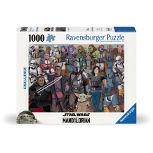 RAVENSBURGER 12000536 STAR WARS MANDALORIAN CHALLENGE 1000 PIEZAS