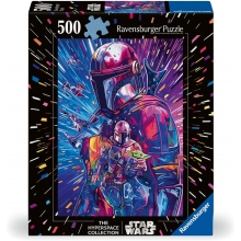 RAVENSBURGER 12001339 STAR WARS THE MANDALORIAN 500 PIEZAS LARGE FORMAT