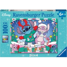 RAVENSBURGER 12004030 STITCH CHRISTMAS 100 PIEZAS PUZZLE