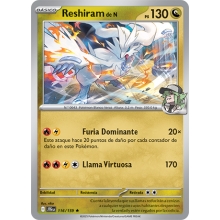 POKEMON AVENTURAS COMPARTIDAS CARTA RESHIRAM DE N HOLO