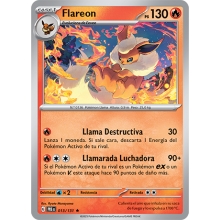 POKEMON EVOLUCIONES PRISMATICAS CARTA FLAREON HOLO