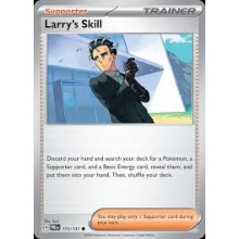 POKEMON PRISMATIC EVOLUTIONS CARTA LARRYA?S SKILL POCO COMA?N