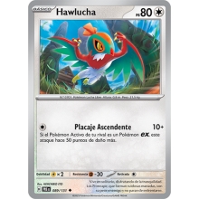 POKEMON PRISMATIC EVOLUTIONS CARTA HAWLUCHA POCO COMA?N