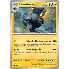 POKEMON JOURNEY TOGETHER CARTA ALOLAN GOLEM POCO COMA?N