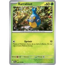 POKEMON AVENTURAS COMPARTIDAS CARTA KARRABLAST REVERSE
