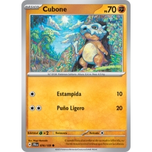 POKEMON AVENTURAS COMPARTIDAS CARTA CUBONE REVERSE