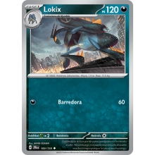 POKEMON AVENTURAS COMPARTIDAS CARTA LOKIX POCO COMA?N
