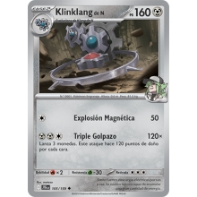 POKEMON AVENTURAS COMPARTIDAS CARTA KLINKLANG DE N POCO COMA?N