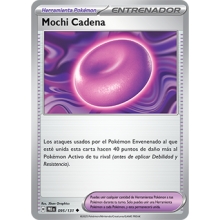 POKEMON EVOLUCIONES PRISMATICAS CARTA MOCHI CADENA POCO COMA?N