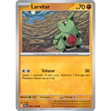 POKEMON JOURNEY TOGETHER CARTA LARVITAR COMA?N