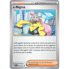 POKEMON DESTINOS DE PALDEA CARTA E - NIGMA POCO COMA?N