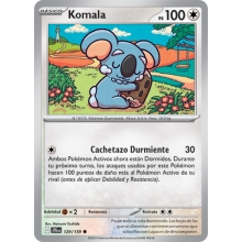 POKEMON AVENTURAS COMPARTIDAS CARTA KOMALA COMA?N