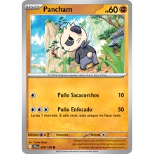 POKEMON AVENTURAS COMPARTIDAS CARTA PANCHAM COMA?N