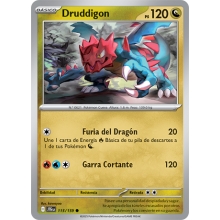 POKEMON AVENTURAS COMPARTIDAS CARTA DRUDDIGON COMA?N