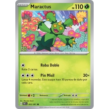 POKEMON DESTINOS DE PALDEA CARTA MARACTUS COMA?N
