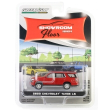 GREENLIGHT 68050D 1:64 SHOWROOM FLOOR SERIES 5 2023 CHEVROLET TAHOE LS RADIANT RED SOLID PACK