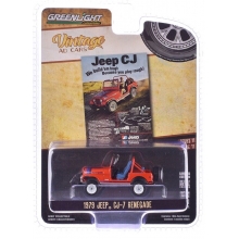 GREENLIGHT 39150F 1:64 VINTAGE AD CARS SERIES 11 1979 JEEP CJ 7 RENEGADE WE BUILD EM TOUGH BECAUSE YOU PLAY ROUGH SOLID PACK