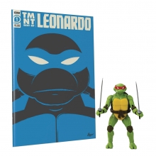 LOYAL LEONARDO TMNT 5 ACTION FIGURE + COMIC BUNDLE