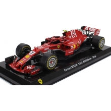 MAGAZINE 24FER2025-04 1:24 2018 FERRARI SF71H 7 KIMI RAIKONNEN RED