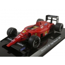 MAGAZINE 24FER2025-06 1:24 1989 FERRARI F1-89 27 NIGEL MANSELL RED