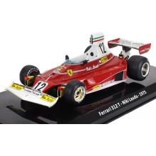 MAGAZINE 24FER2025-09 1:24 1975 FERRARI 312 T 12 NIKI LAUDA RED / WHITE