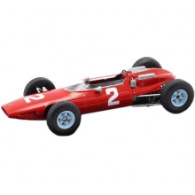 MAGAZINE 24FER2025-13 1:24 1964 FERRARI 158 F1 2 JOHN SURTEES RED / WHITE