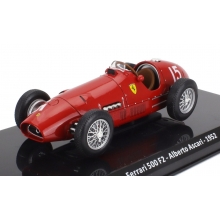 MAGAZINE 24FER2025-35 1:24 1952 FERRARI 500 F2 15 ALBERTO ASCARI RED