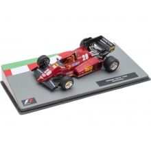 MAGAZINE F1126C3 ( ABF1M088A ) 1:43 1983 FERRARI 126 C3 28 RENE ARNOUX RED