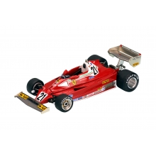 MAGAZINE F1FER312T2-21 ) ABF1M045A ) 1:43 1977 FERRARI 312T2 21 GILLES VILLENEUVE CANADIEN GP RED / WHITE