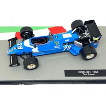 MAGAZINE F1LIGIERJS21 ( ABF1M147A ) 1:43 1983 LIGIERS JS21 26 RAUL BOESEL BLUE