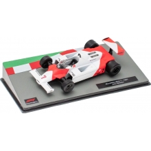 MAGAZINE F1MP4-1 ( ABF1M238A ) 1:43 1981 MCLAREN MP4/1 7 JOHN WATSON WHITE / RED