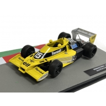 MAGAZINE F1RENAULTRS01 ( ABF1M081A ) 1:43 1977 RENAULT RS01 15 JEAN - PIERRE JABOUILLE YELLOW / BLACK